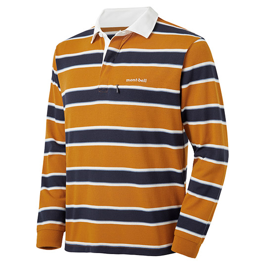 WIC.ラガーシャツ ロングスリーブ Men's オレンジ