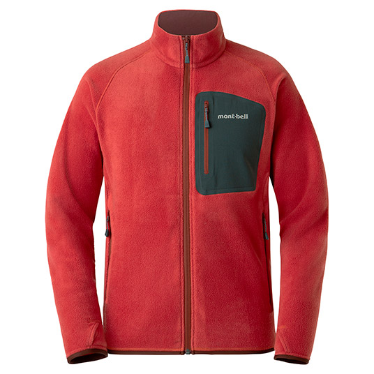 クリマプラス100 ジャケット Men's レッド
