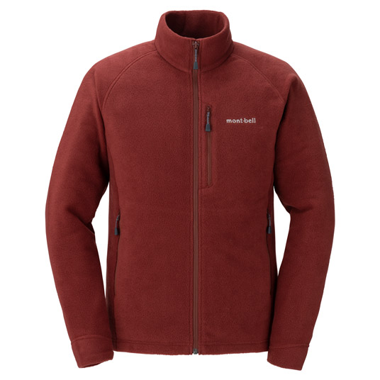 クリマプラス100 アウタージャケット Men's ワインレッド