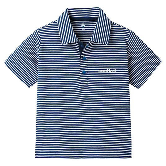 WIC.ボーダーカラーT Kid's 100-130 ネイビー
