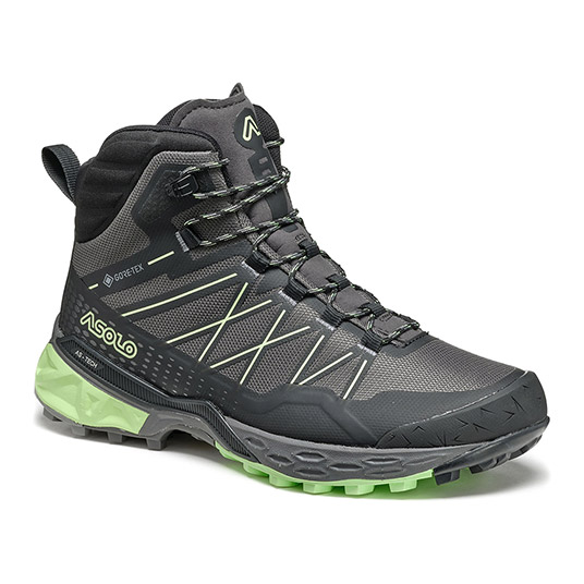 タホ MID GTX Women's シャークグレー×ブラック×ブルックグリーン