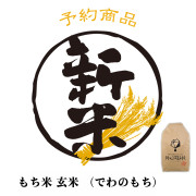 令和8年産 氷河米「でわのもち」玄米10㎏【出荷時期：11月中旬頃より順次発送】